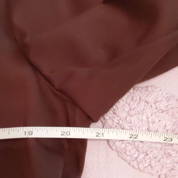 TALBOTS Chocolate Brown Embroidered Blazer Jacket Size 14 - Picture 7 of 9